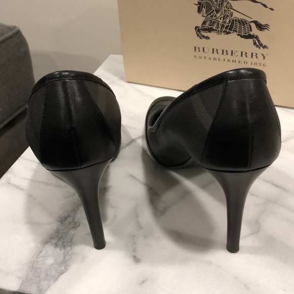 Burberry smoked check Halifax 85 pump - Picture 3 of 4